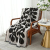 Retro Vine Cotton Woven Throw Blanket