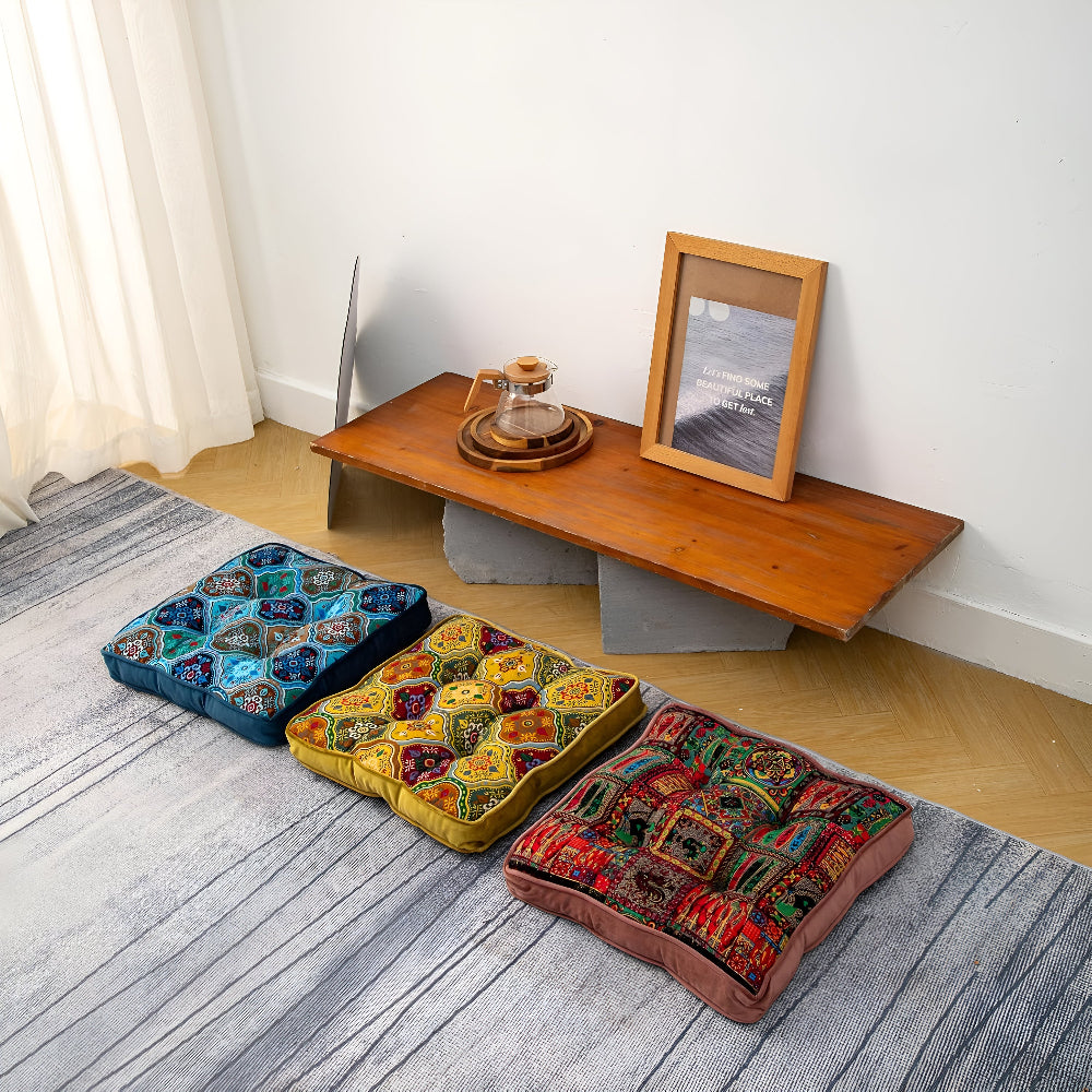 Moroccan Inspired Tie-Strap Cushion