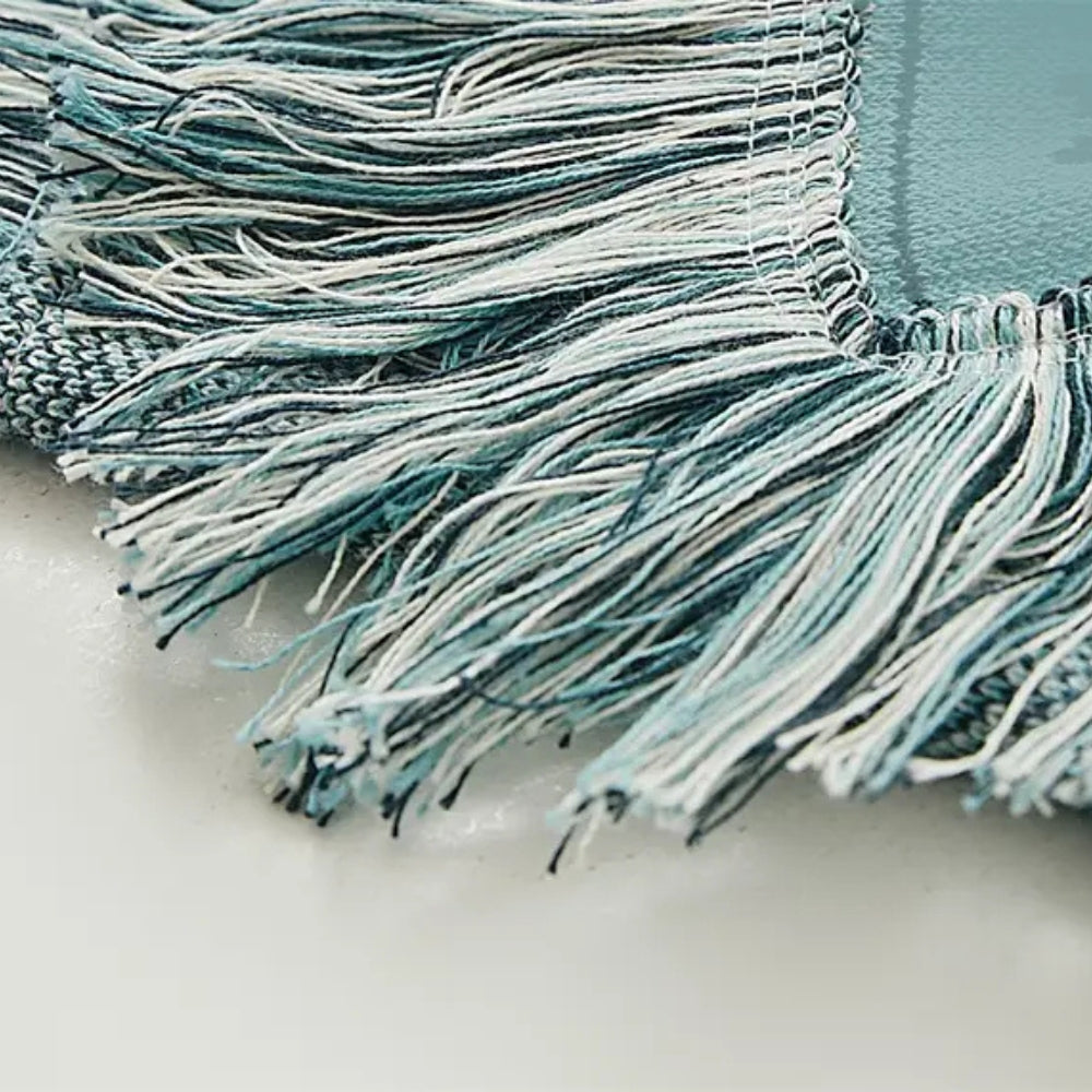 Azura Boho Geometric Knit Blanket