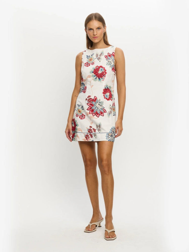 Casual Sleeveless Linen Dress