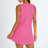 Scalloped A-Line Beach Dress In Black