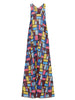 Patchwork Embroidered Maxi Dress