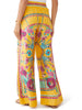 Fashionable Asymmetrical Print Top & Pants Set