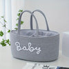 Cotton Rope Baby Caddy Organizer
