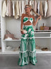 Printed Linen Sleeveless Set
