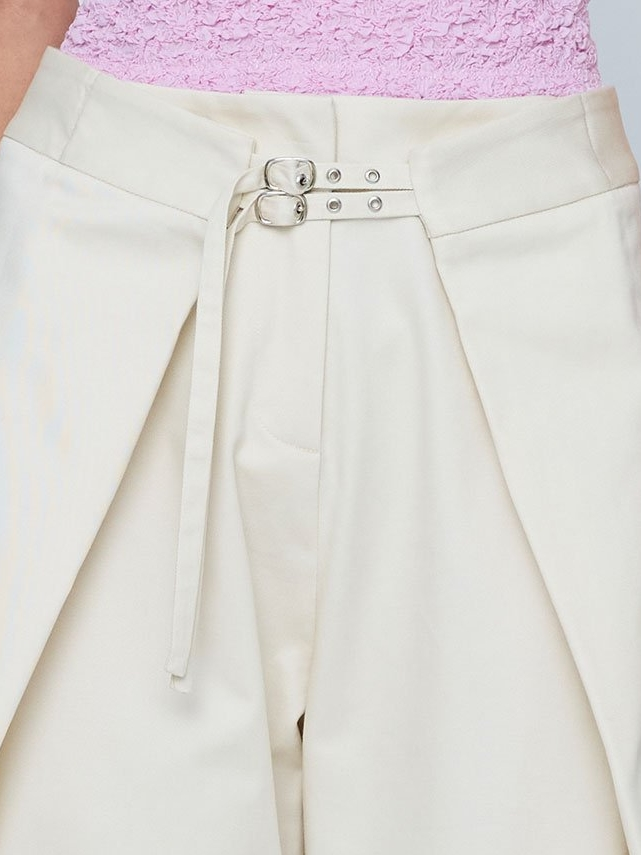 Anser Wide Leg Buckle Pant