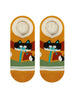 Cartoon Kitty Boat Socks