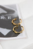 24K Gold Plated Intertwined Beginnings Earrings