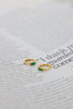 18K Gold Plated Eyes To The Soul Earrings Emerald