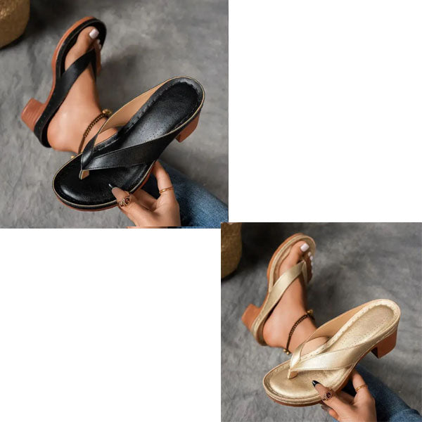 50% OFF | SoleComfort | 🌺2025 new Orthopaedic sandals with thick heel