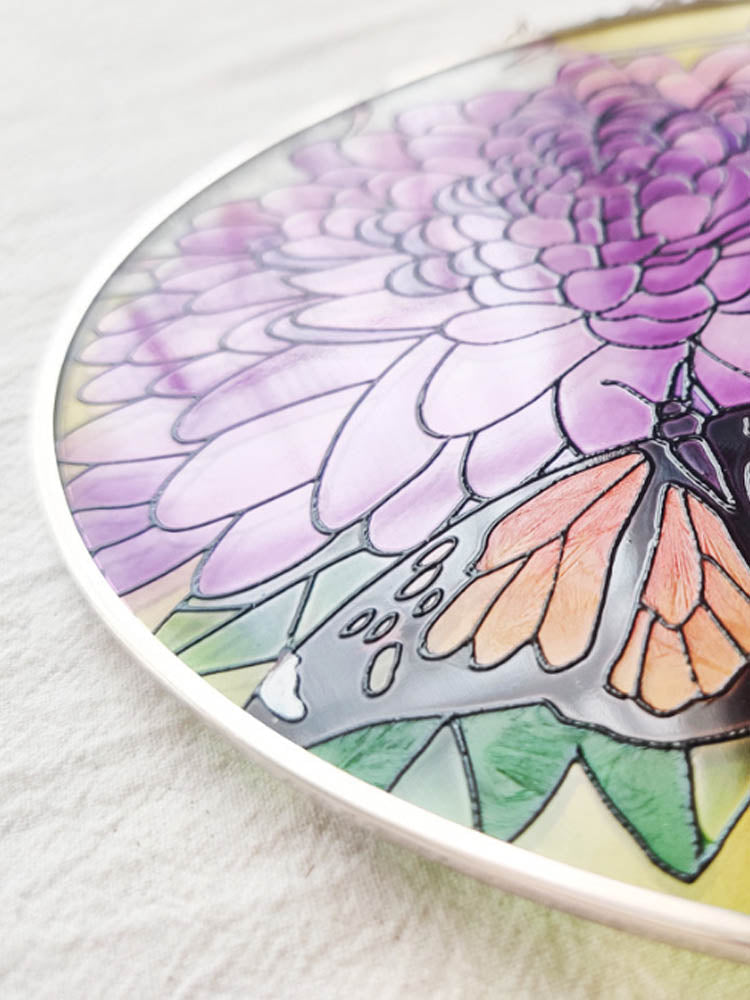 Butterfly and Floral Pattern" Hanging Decoration