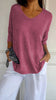 50% OFF | PAISLEY™ | PLAIN KNIT TOP WITH V-NECKLINE