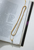 18k Gold Plated Double Lover Chain Necklace Gold