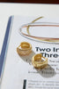 18k Gold Plated Statement Hoop Earrings Gold