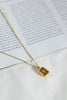 18K Gold Plated Cards Drawn Necklace