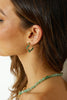 18k Gold Plated Hidden Letters Necklace Gold Green