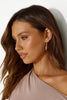 18k Gold Plated Styled By You Hoop Earrings Gold