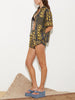 Beach Vacation Folk Floral Loose Shorts-Set