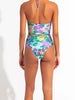 Cutout One Piece Swimsuit Set with Cover Up