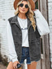 Loose-Fit Denim Vest Tank Top
