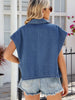 Blazer-Collar Stylish Vest Top