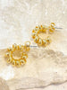 Flat Croissant Hoops Earring