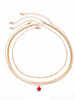 Clover Rainbow Serpent Chain Necklace