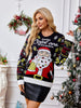 Casual Crewneck Knit Sweater – Santa Claus Enjoying a Beer