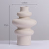 Nordic Beige Ceramic Flower Vase