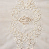 Elegant lace sheer curtains with floral embroidery, luxury window drapes for bedroom or living room decor