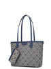 Jacquard Star Rhinestone Tote Bag