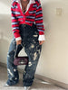 Splash Art Work Jeans
