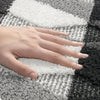 Soft Microfiber Non-Slip Geometric Rug