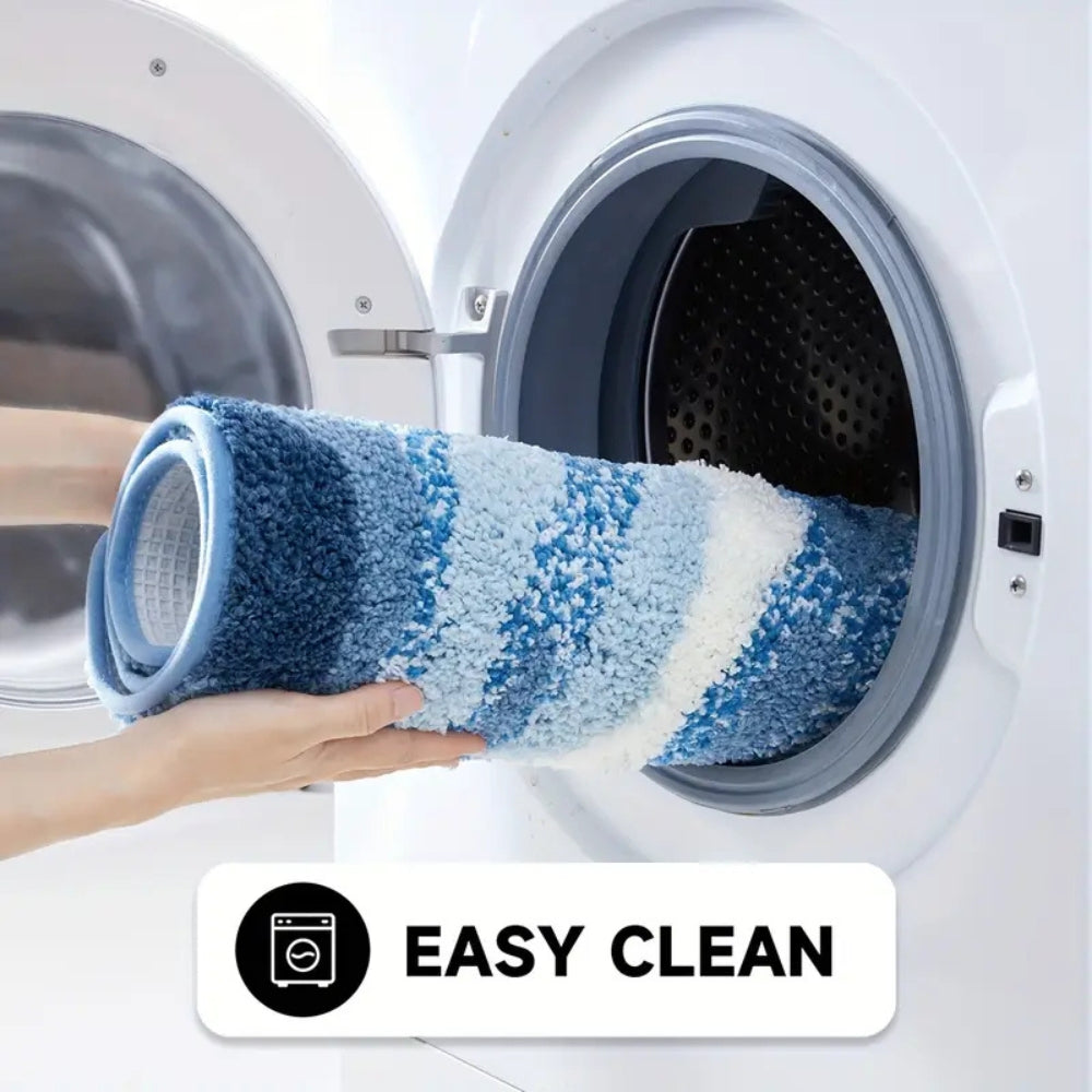 Seaside Ocean Waves Non-Slip Bathroom Mat