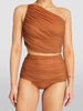 Retro Mesh Patchwork Bikini Set
