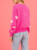 Heart Pattern Valentine's Day Round Neck Pullover