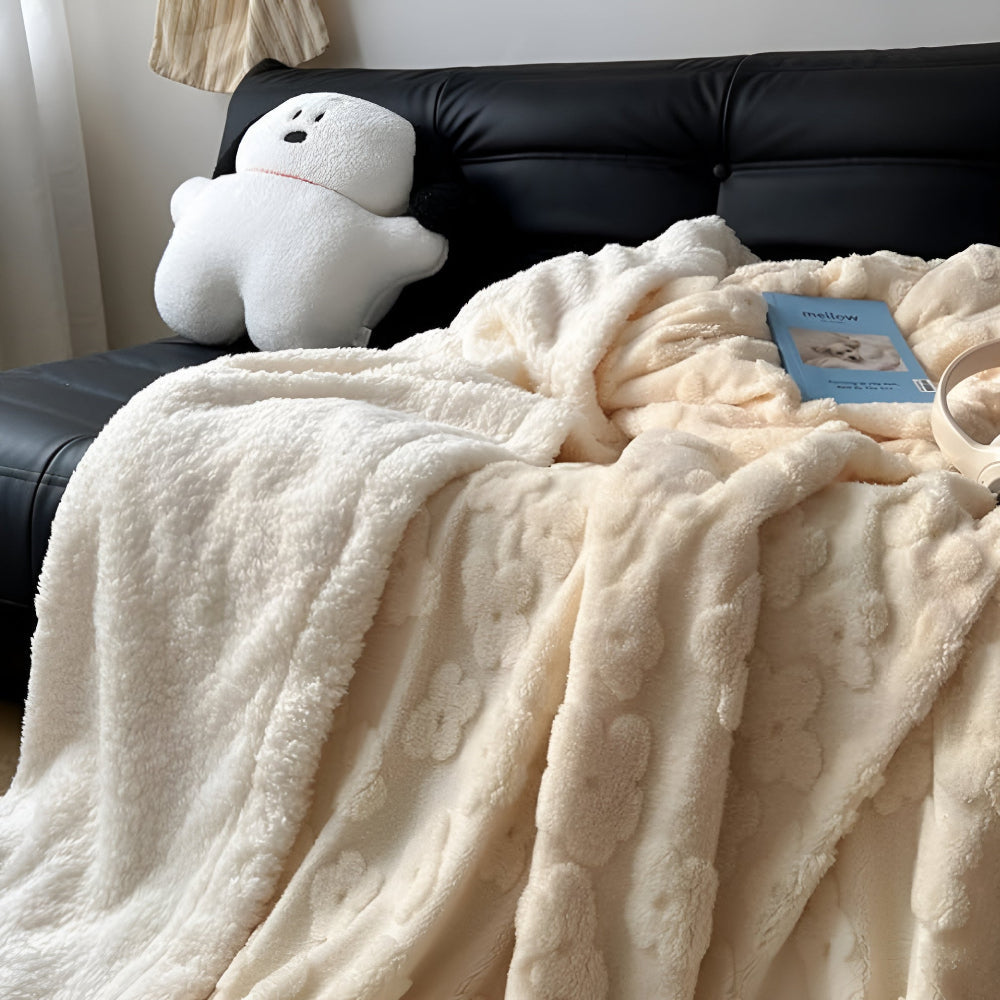Cloud Flower Snuggle Blanket
