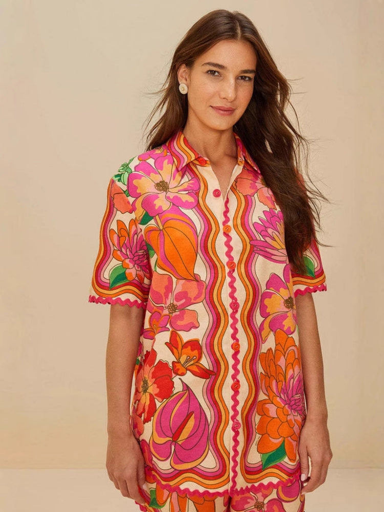 Floral Shorts & Top Set