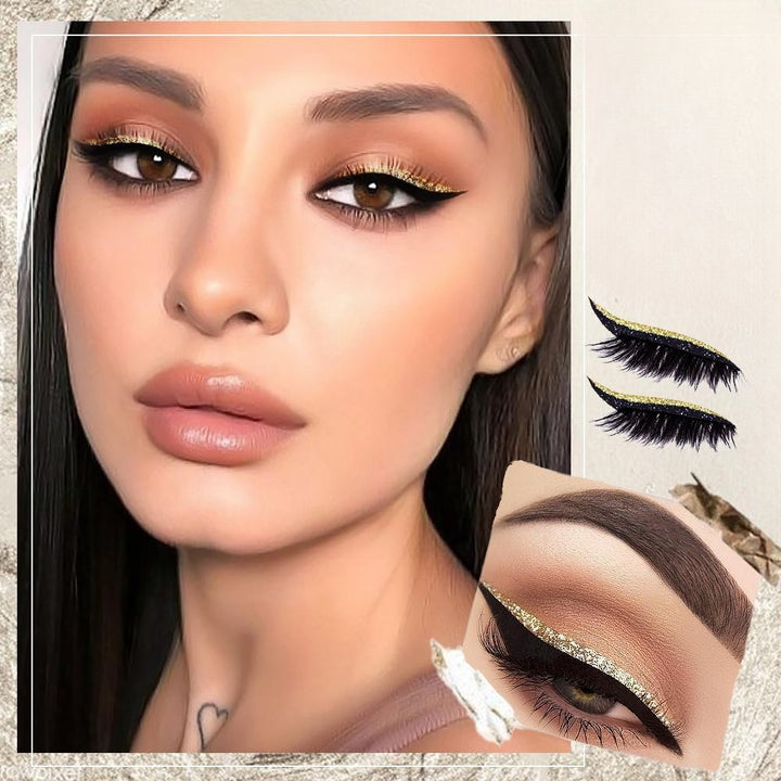 50% OFF | GlitzGrip™ | Reusable eyelash eyeliner stickers