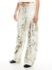 Loose-Fitting Horseshoe Print Jeans