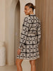 Long Sleeve A-Line Resort Dress