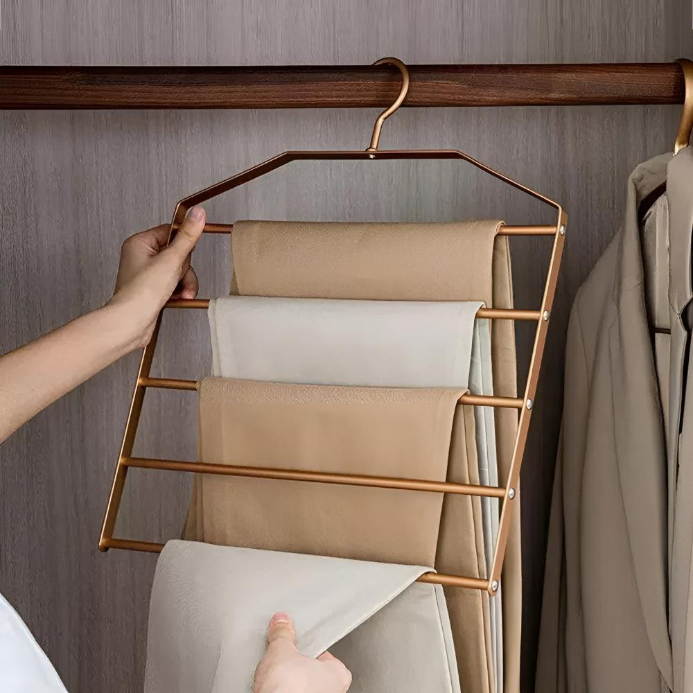 Golden Hue Multi-Layer Organizer