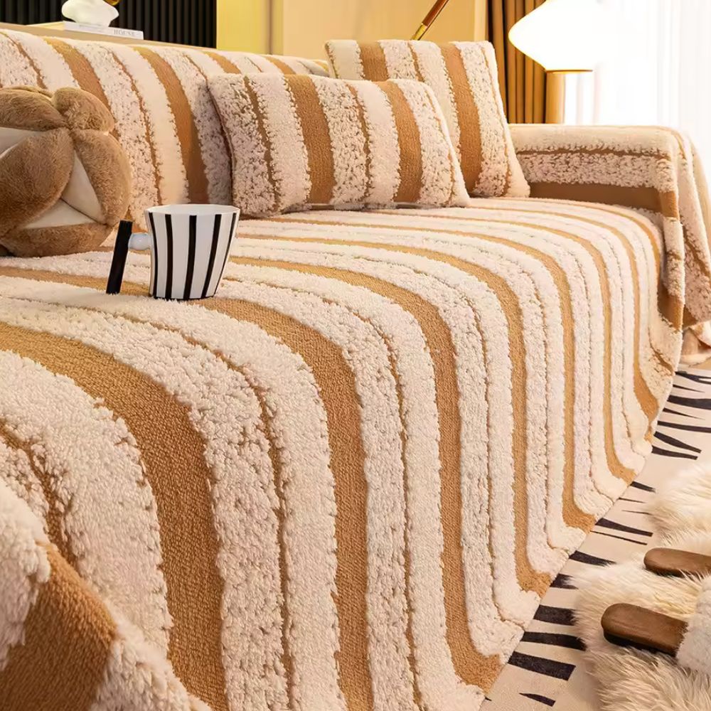 Striped Haven Sofa Cover