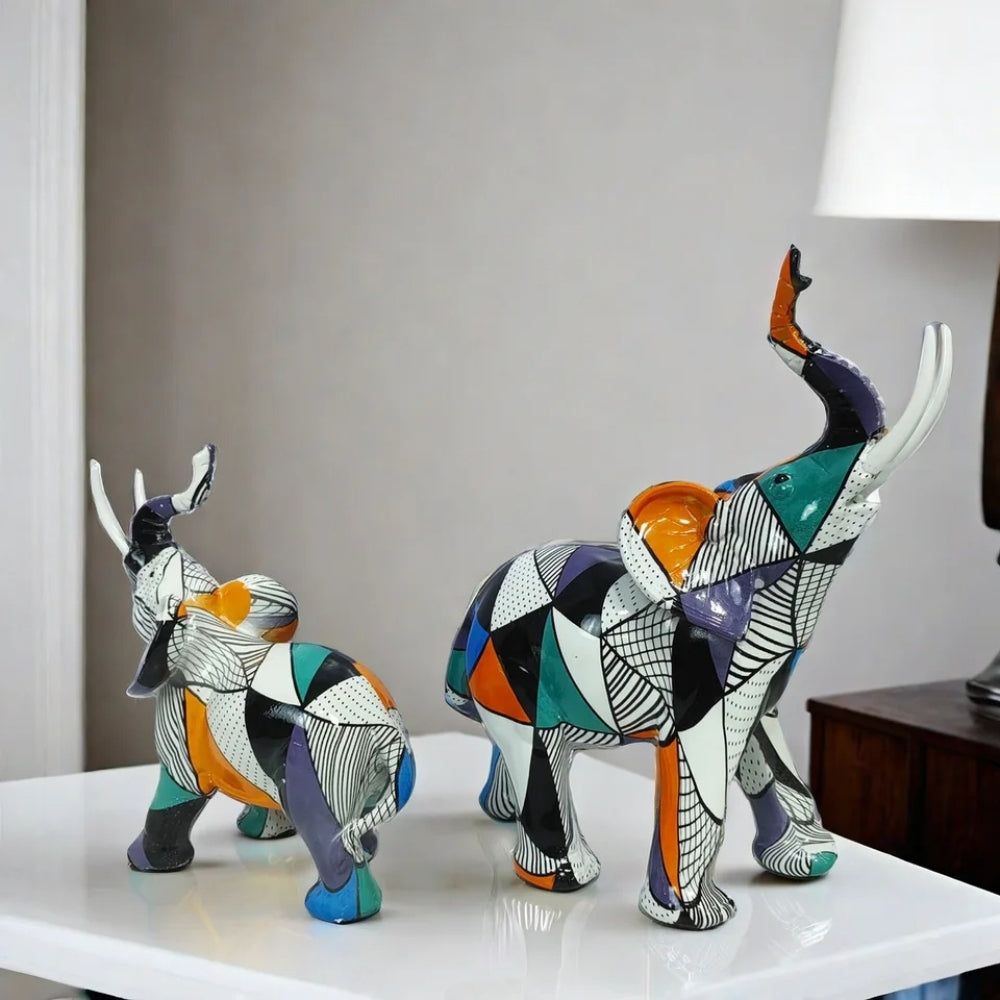 Luxury Abstract Elephant Figurine