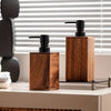 Walnut Aura Lotion & Soap Dispenser