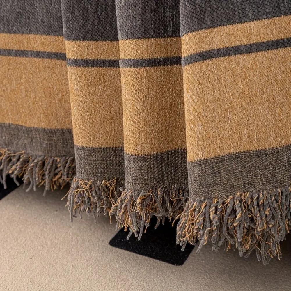 Safari Tiger Chenille Sofa Cover