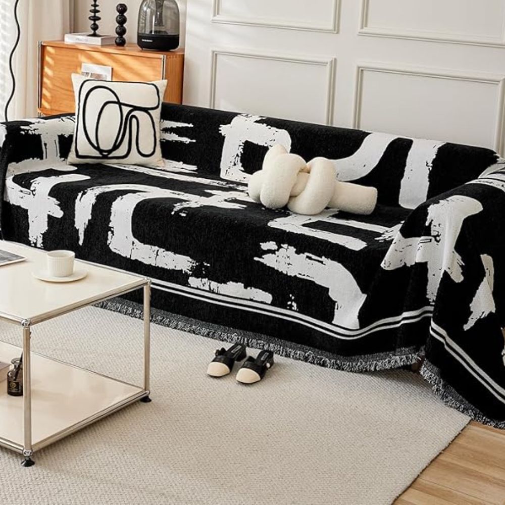 Brushstroke Art Sofa Cover