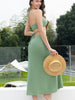 Boho Sage Green Bikini Set for Women