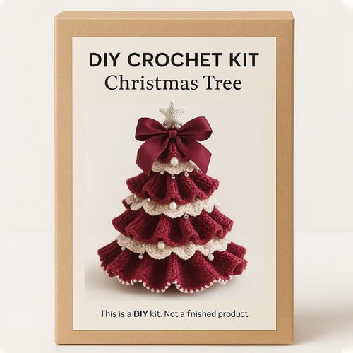 KnitGlow® DIY crochet tree set