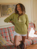 Fish Weaving Oversized Knit Sweater